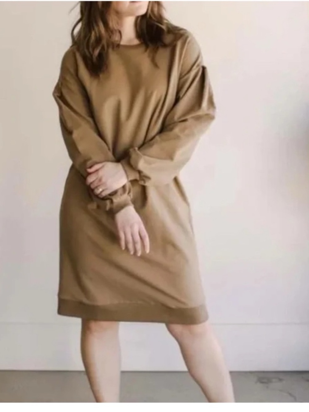 NEW The Simple Folk 2 Organic Cotton Stretch‎ The Oversized Sweater Dress
